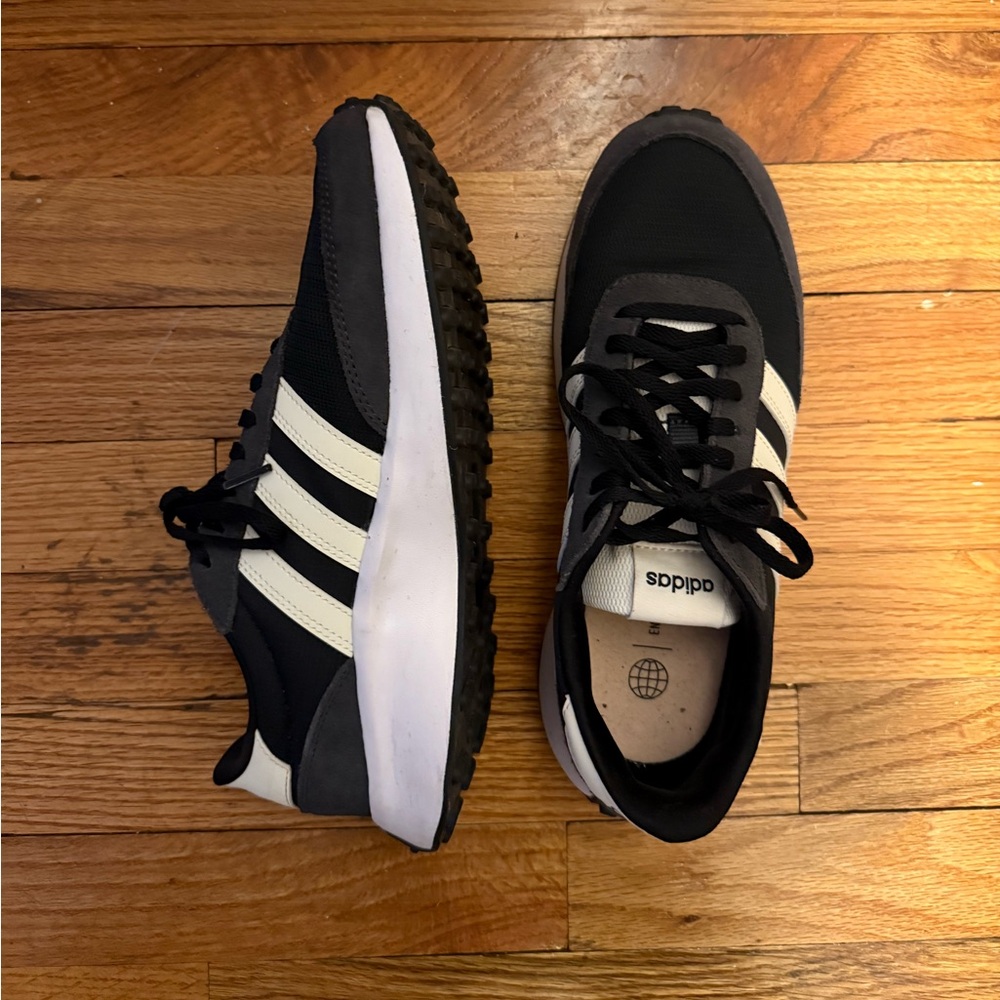 Adidas Classic Black and White Trainers